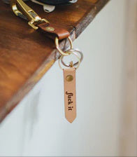 EH -leather Keychain