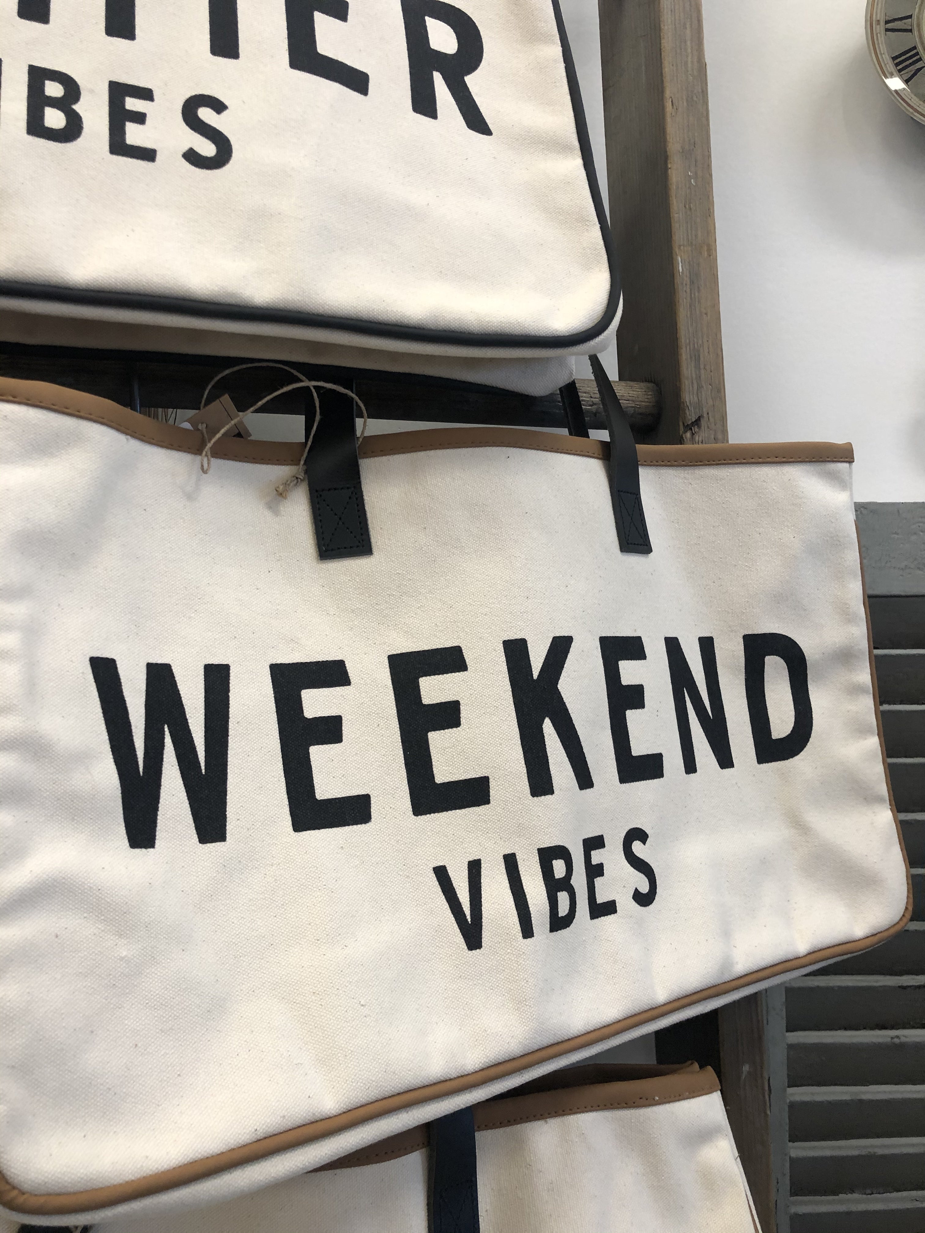 SBD- Canvas Tote - Weekend Vibes