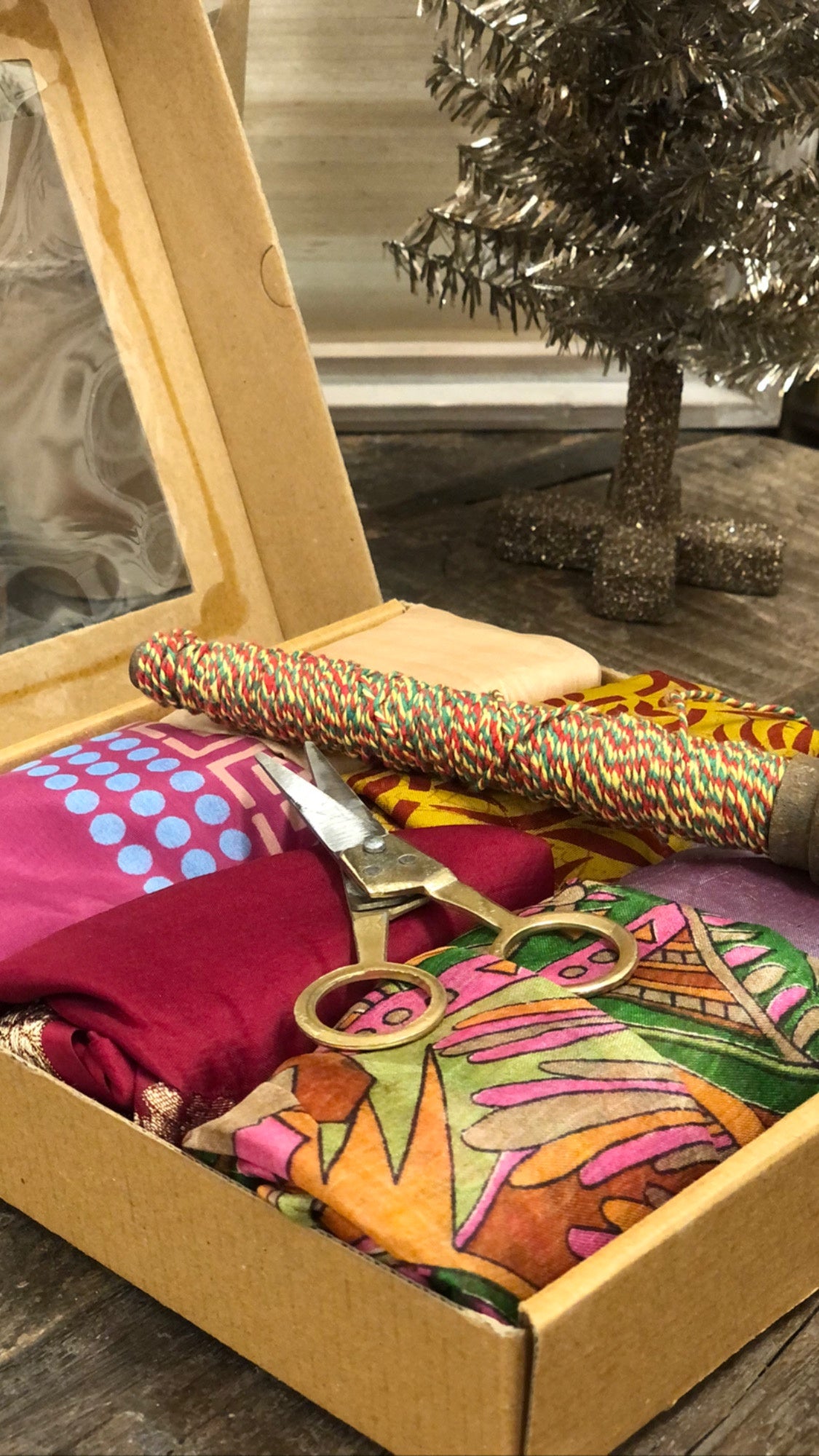 CC- Vintage Silk Sari Kit