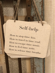 Self - Help Sign